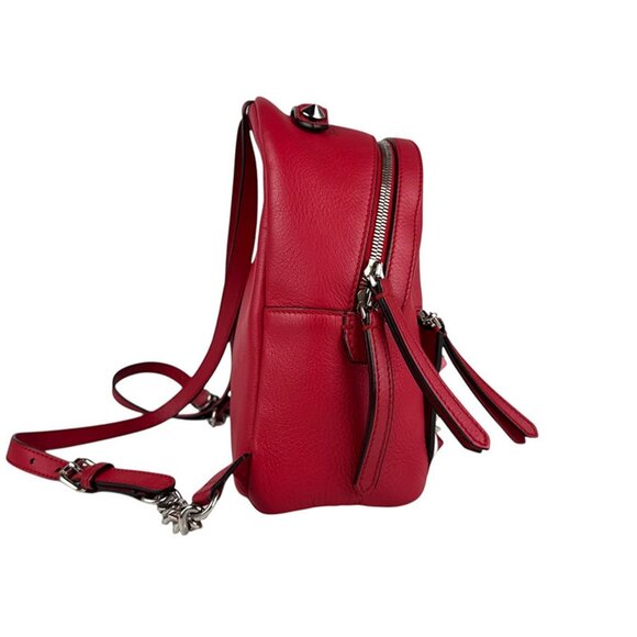 FENDI Red Leather Backpack - Picture 2 of 5
